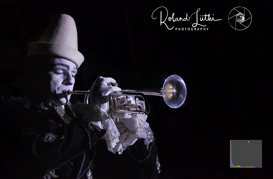 RGB-Histogramm Low Key